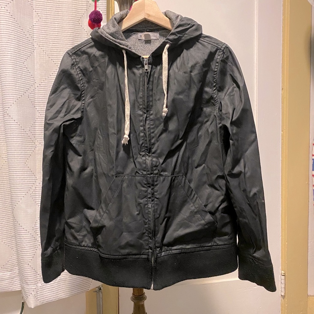 Black hoodie jacket